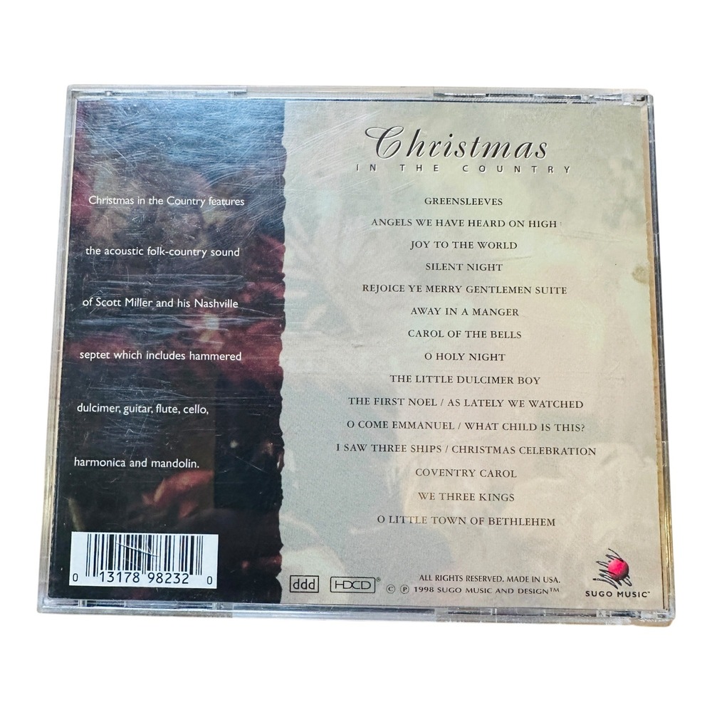 Christmas in the Country CD Acoustic Folk Country Holiday Music - Picture 2 of 2